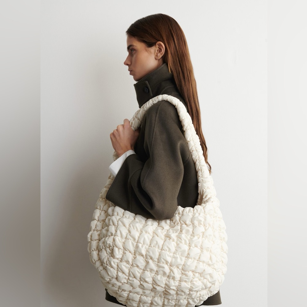 Cos Oversized Quilted Puffy Bag